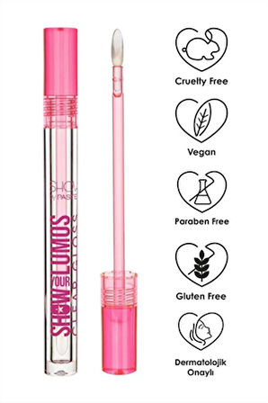 Show by Pastel Show Your Lumos Clear Gloss - Dudak Parlatıcısı