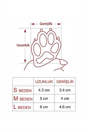 Kedi ve Köpekler İçin Pati Ayakkabısı, Silikon Kaymaz Taban Cırt Cırtlı Pati Ayakkabısı