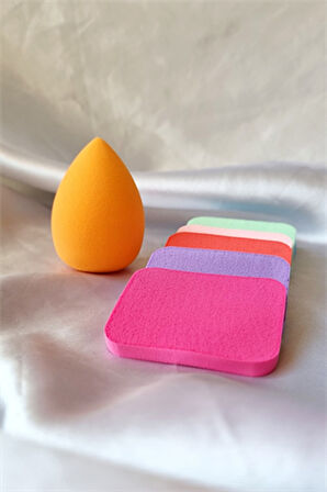 Kutulu 7'li Makyaj Süngeri