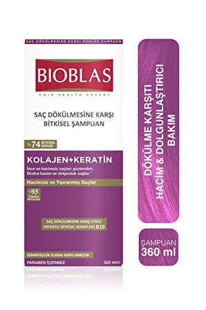 Bioblas Saç Dökülmesine Karşı Hacim Şampuan 360 ml Saç Bakım Seti