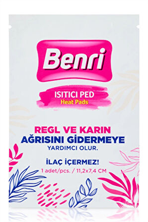 Benri Regl ve Karın Ağrısı İçin Isıtıcı Ped 2'li