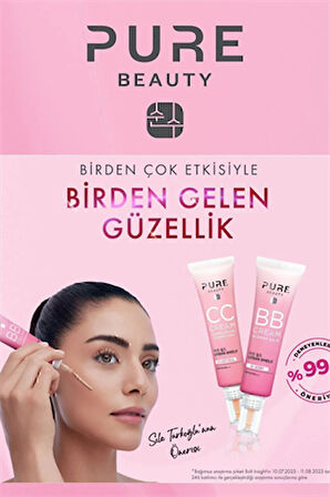 Pure Beauty Canlı ve Eşit CC Krem Spf50 Pa+++ Ivory 30 ml