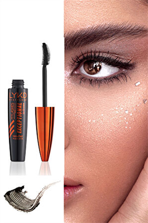 Exceptional Fan Effect & Curl Maskara - Yelpaze Etkili ve Kıvrım Veren Maskara 173 So Brown Ink Pen Eyeliner