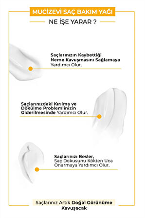 Morfose Milk Therapy Butter Oil Onarıcı Besleyici Mucizevi Saç Bakım Yağı 200 ml Saç Dökülmesi Önleyici