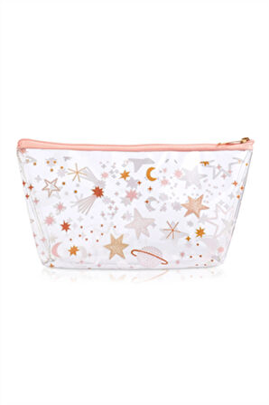 Çok Amaçlı Yıldızlı Şeffaf Çanta