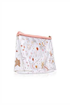 Çok Amaçlı Yıldızlı Şeffaf Çanta