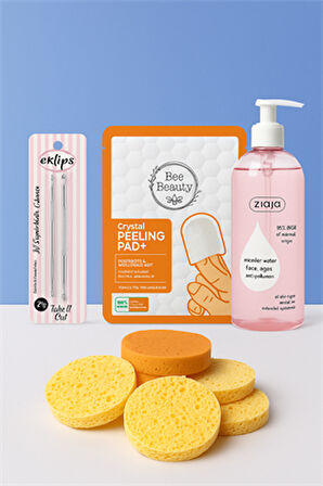 4'lü Derinlemesine Cilt Temizleme ve Siyah Nokta Karşıtı Bakım Seti