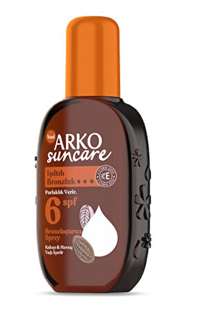 Arko Sun Care SPF 6 Bronzlaştırıcı Güneş Yağı – Doğal Bronzluk, E Vitamini Destekli 220 ml