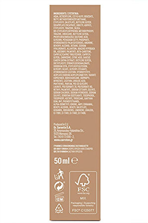Carroten CC SPF 50 Renkli Yüz Güneş Kremi – Yüksek Koruma ve Cilt Tonu Eşitleyici, 50 ml