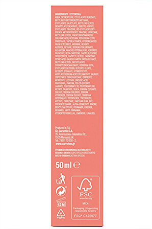 Carroten Anti-Age & Spot SPF 50 Yüz Güneş Kremi – Leke ve Yaşlanma Karşıtı Yüksek Koruma, 50 ml