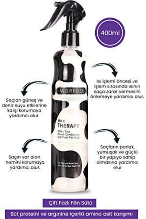 Morfose Milk Therapy Çift Fazlı Saç Bakım Sütü 400 ml