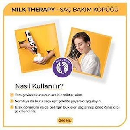 Morfose Milk Therapy Kremsi Saç Köpüğü 200 ml