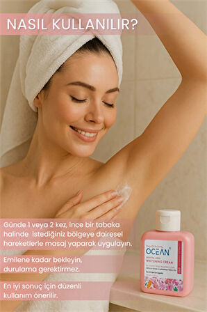 Ocean FLASH EFFECT Bölgesel Beyazlatıcı Krem – Dış Genital, Bikini, Koltuk Altı, Yüz ve Dirsek İçin