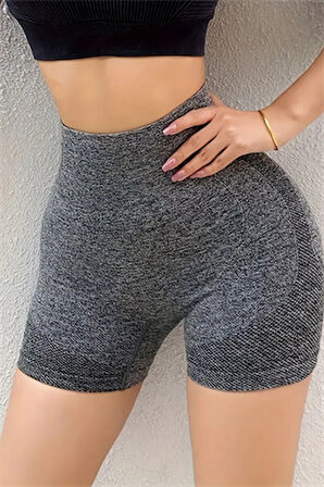 4'lü Kadın Popo Kaldırma Şekillendirici Şort Seti – Yüksek Bel, Karın Kontrolü, Yoga & Fitness Tayt Şortları