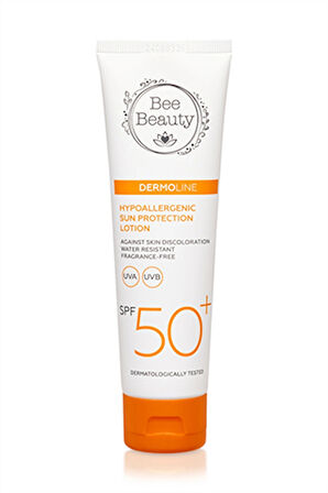 Bee Beauty Hipoalerjenik Güneş Koruyucu Losyon SPF50+ – Hassas Ciltler İçin Yüksek UVA & UVB Koruması, 100 ml