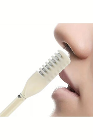 360° Dönebilen Çift Başlı Burun Tüyü Düzeltici – Paslanmaz Çelik, Yumuşak Kıllı Ağrısız Burun Tüyü Temizleyici Araç