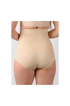 2 Beden İncelten İz Yapmayan Lazer Kesim Yüksek Bel Slip Korse