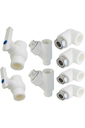 Kalde PP-R Kombi Bağlantı Seti – Dayanıklı ve Kolay Montajlı Tesisat Bağlantı Aparatı