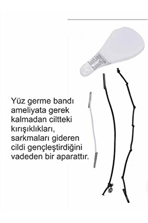 Trade Bazaar Yüz Kaş Ve Boyun Gerdirme Bandı 40 Adet Yüz Germe Bandı