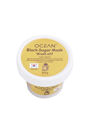 Ocean Black Sugar Mask Wash Off Soft Scrub ( Şeker Maskesi)