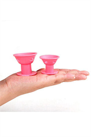 Silikon Maşa Saç Şekillendirici Bigudi Pembe