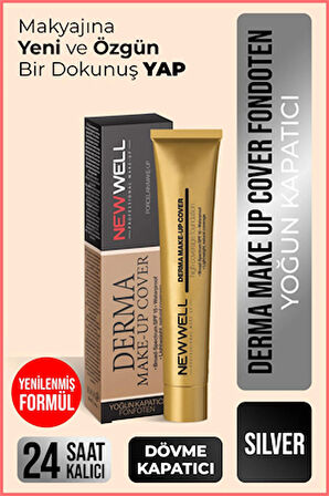 Yoğun Kapatıcı New Well Fondöten 03 Silver