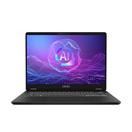 MSI 14" PRESTIGEPRO 14 AI C2HVEG-076TR ULTRA 7 255H-32GB DDR5 RAM-1TB NVME-6GB RTX4050-W11H 144HZ