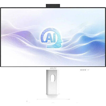 MSI 27" MODERN AM273QP AI 1UM-075XTR ULTRA 7 155H-32GB DDR5 RAM-1TB NVME-W11 PRO BEYAZ 2560X1440