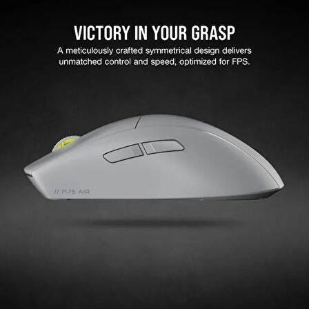 CORSAIR M75 AIR WIRELESS ULTRA LIGHTWEIGHT 26000dpi KABLOSUZ GAMING MOUSE GRI