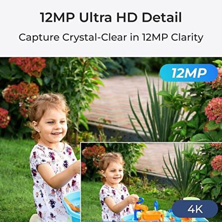 REOLINK 8MP DOME 2.8MM P334 IP Güvenlik Kamerası PoE IP67, Renkli