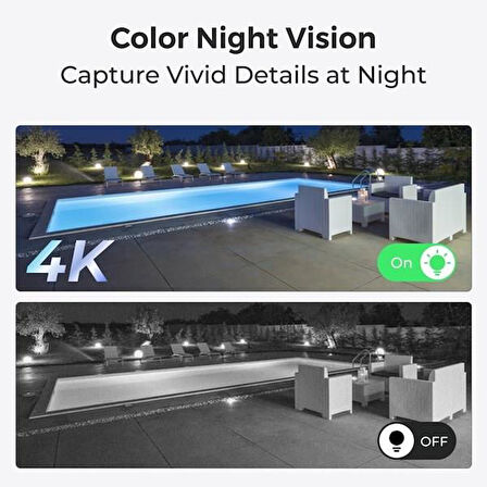 REOLINK 8MP BULLET 2.8MM P330 IP Güvenlik Kamerası PoE IP67, Renkli