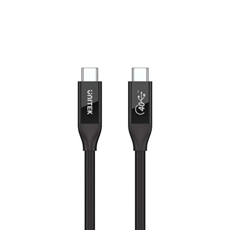 UNITEK USB4 THUNDERBOLT KABLO 0.8MT 40GBPS, 8K&60Hz,100W (C14100BK-0.8M)