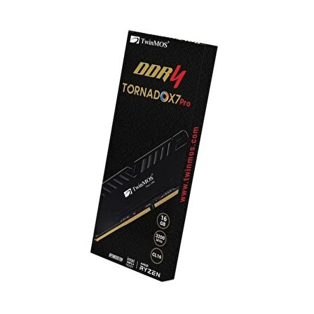 TWINMOS 16GB DDR4 3200MHZ PC RAM TORNADO X7 PRO TMD416GB3200D16BKX7P