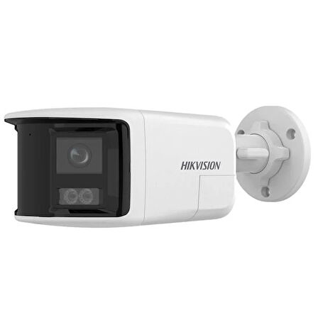HIKVISION 8MP BULLET 2,8mm DS-2CD1T83G2P-LIUF/SL IP Güvenlik Kamera Çift Lensli Color,Çift Yönlü Ses, IP67