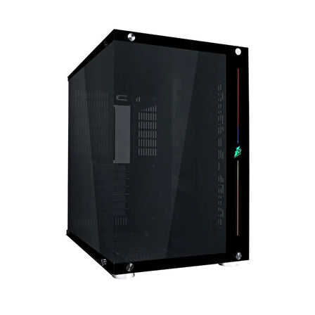 1ST PLAYER SP8 SİYAH 750W 80+ SILVER ATX 3.1 ARGB 7X12CM FAN TEMPERLİ CAM USB 3.0 ATX KASA