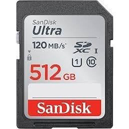 SANDISK 512GB ULTRA SDSDUNC-512G-GN6IN SDHC HAFIZA KARTI