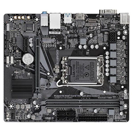 GIGABYTE H610M H v3 DDR4 HDMI PCIE 4.0 1700p mATX