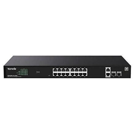 TENDA 16port 250w FULL PoE TEG2220P-16-250W GIGABIT 2X SFP CLOUD YÖNETİLEBİLİR Switch