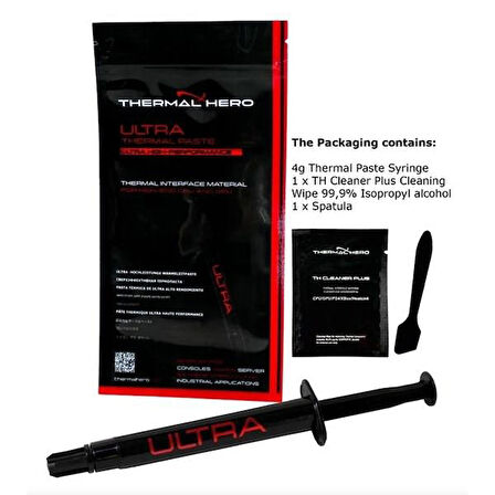 THERMAL HERO ULTRA TH-301310-INT 10Gr 13.0W Premium Termal Macun