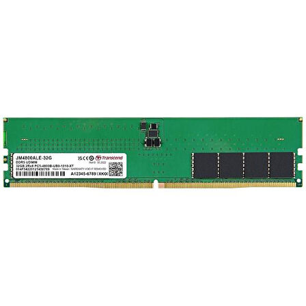 TRANSCEND 32GB DDR5 4800MHZ PC RAM VALUE JM4800ALE-32G