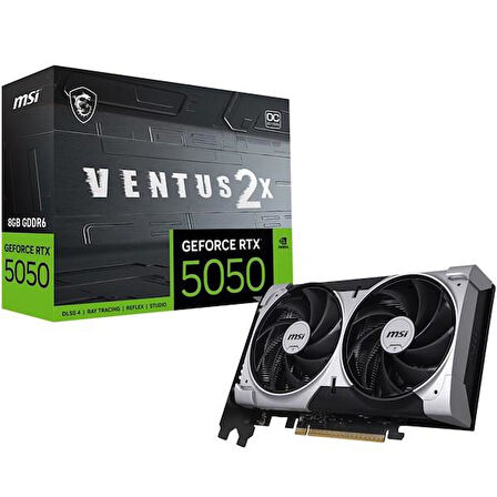 MSI 8GB RTX5050 VENTUS 2X OC 8G GDDR6 128bit HDMI-DP PCIE 5.0