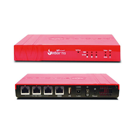 Watchguard Firebox T15 Adsl/Vdsl+1 Yıl Lisans