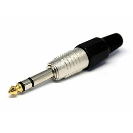6.3 MM STEREO GİTAR JACK NÖTRİX TİPİ 1. KALİTE JACK FİŞ