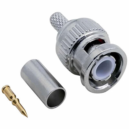 Bnc Fiş Erkek Sıkmalı Konnektör RG 58 Tip