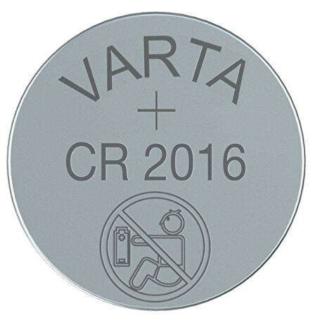 Varta CR 2016 3 Volt Lityum Tekli Pil