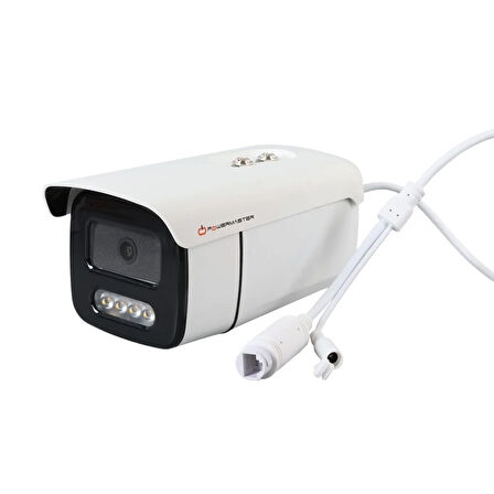 PowerMaster PM-19419 3-4MP IPC 4 Warm Led Metal Kasa Poeli IP Bullet Kamera