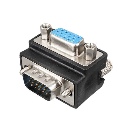 Powermaster Vga Dişi Erkek Çevirici 90° Derece L Tip