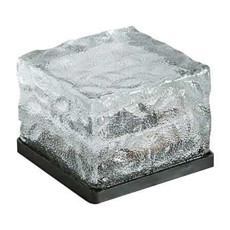 PowerMaster PM-21647 Solar Kırmızı Ledli Tuğla Görünümlü Bahçe Dekorasyon Aydınlatma