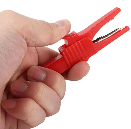 Powermaster IC-243C  Siyah-Kırmızı 4 Mm Banan Jak Girişli 2'li Krokodil CatIII