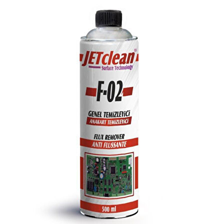 Jetclean F-02 500 Ml Flux Anakart Temizleme Sıvısı